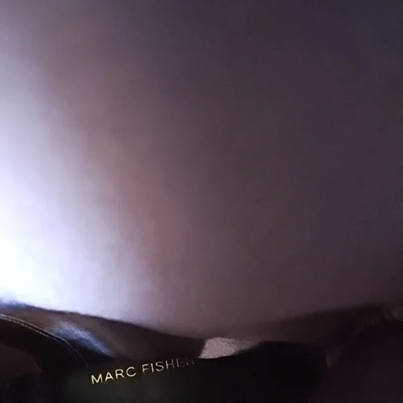 Marc Fisher brown tall leather boots with buckle detail size 8 1/2 - Picture 9 of 15